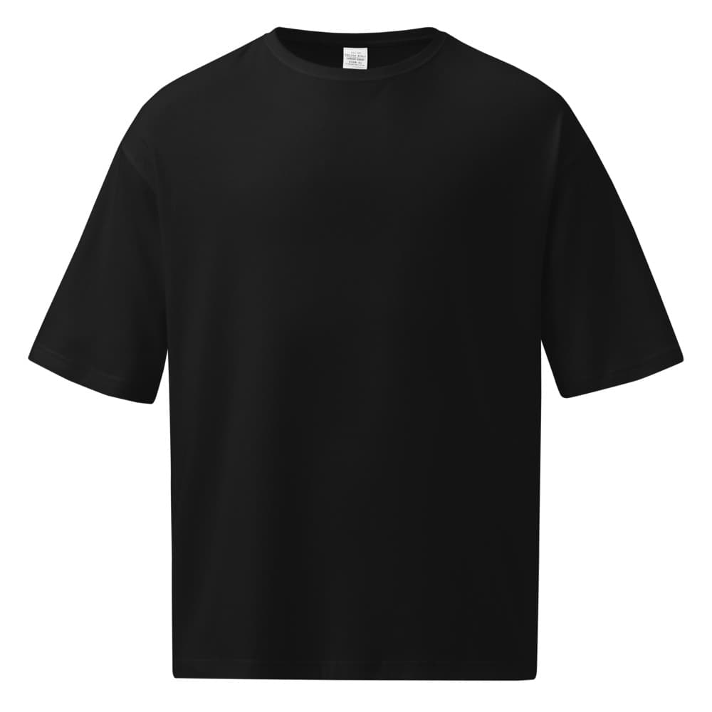 ユニセックス ビッグシルエット Tシャツ Black