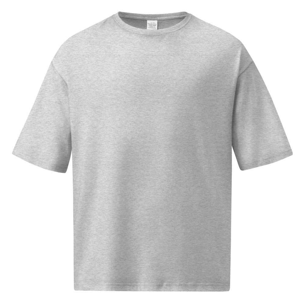 ユニセックス ビッグシルエット Tシャツ Mixed Grey
