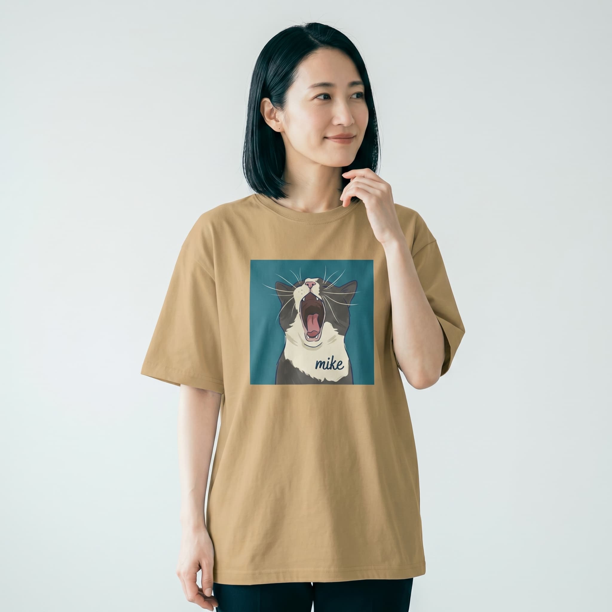 ユニセックス ビッグシルエット Tシャツ ギャラリー 1