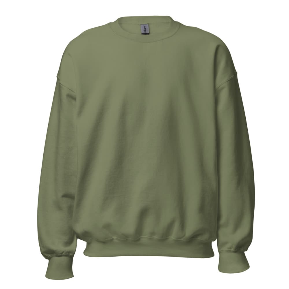 ユニセックス クルーネック スウェット Military Green
