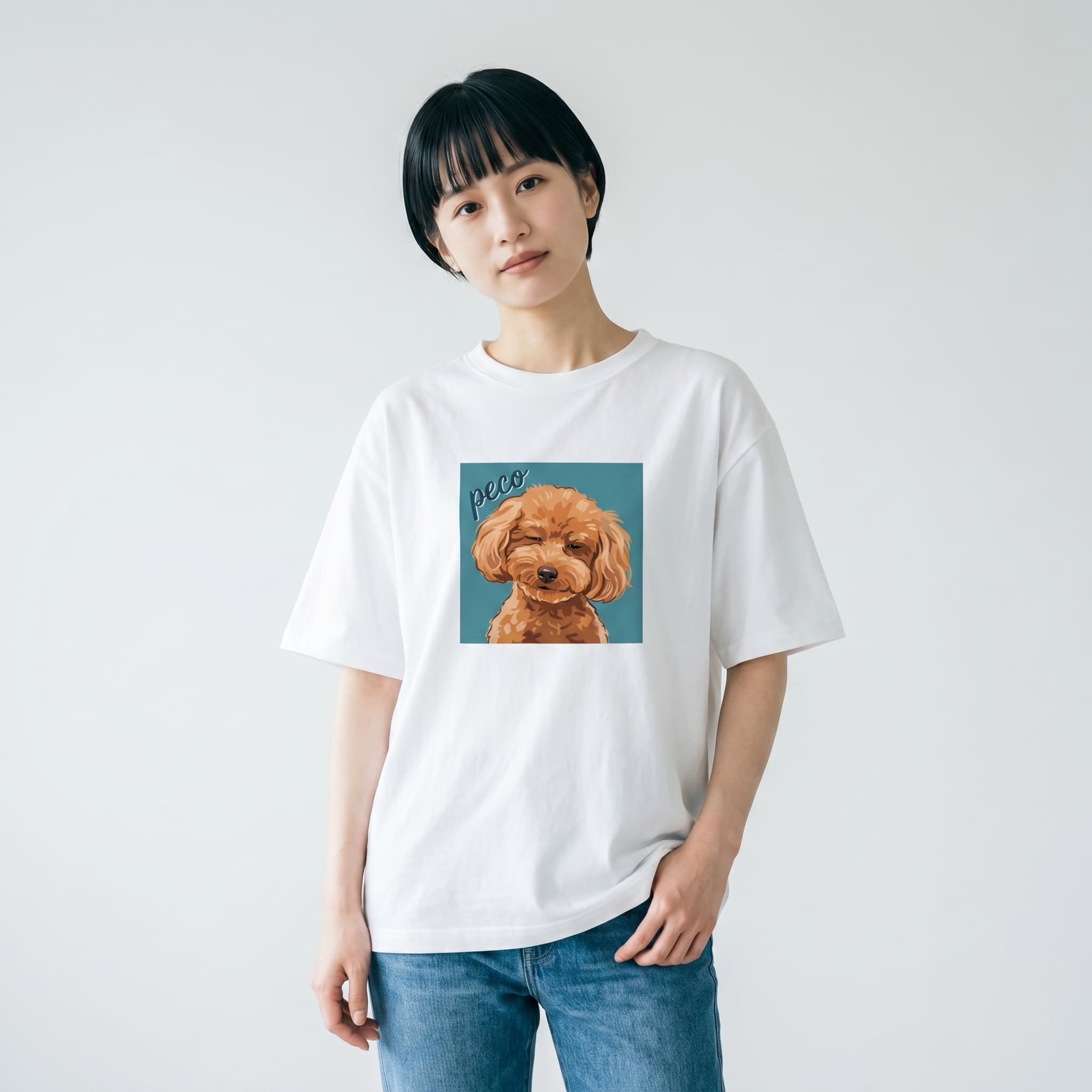 ユニセックス ビッグシルエット Tシャツ